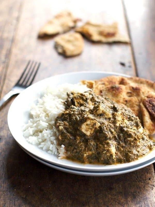 Homemade Healthy Palak Paneer - Pinch of Yum