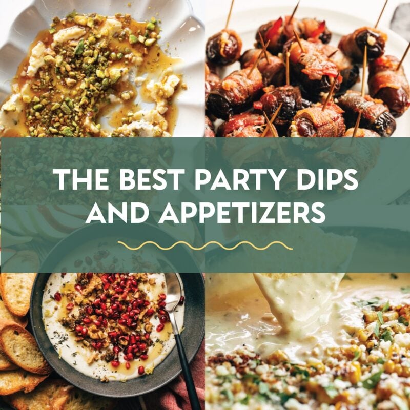 Best party dips and appetizers.