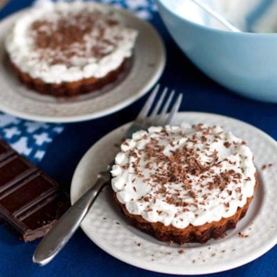 A picture of French Silk Brownie Pie